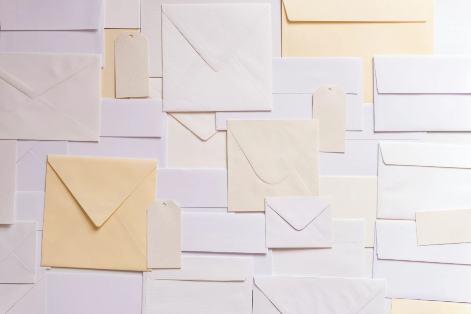 envelope paper lot